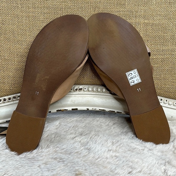 Crevo | Emery Blush Leather Slip On Slide Sandal, Size 11 NIB - Picture 12 of 16